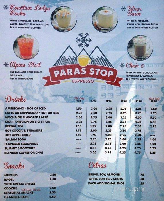 Paras Stop - Enumclaw, WA menu_pic