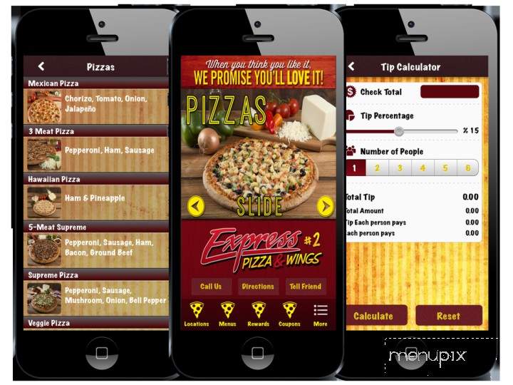 Express Pizza 'n Wings - Escondido, CA menu_pic