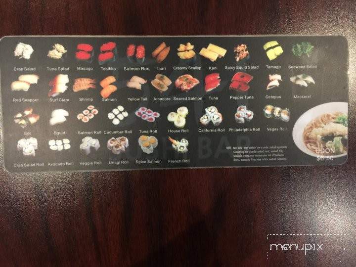 541 Sushi Bar - Eugene, OR menu_pic