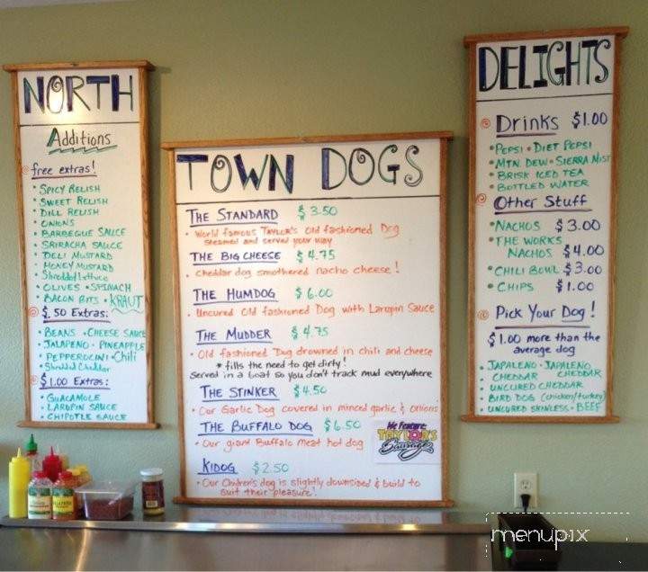 North Town Dogs & Delights - Eureka, CA menu_pic