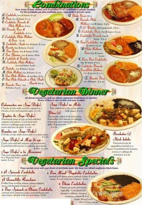 Little Jalisco Taqueria - Eureka, CA menu_pic