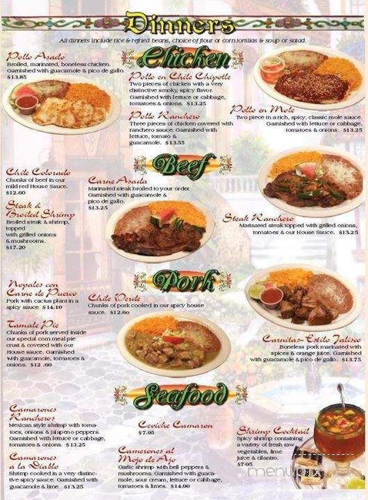Little Jalisco Taqueria - Eureka, CA menu_pic