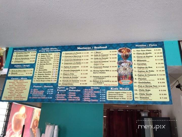 Mariscos Y Taqueria la Palmas - Fair Oaks, CA menu_pic