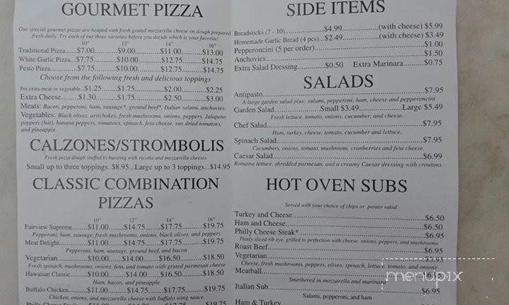 Fairview Pizza Company - Fairview, NC menu_pic