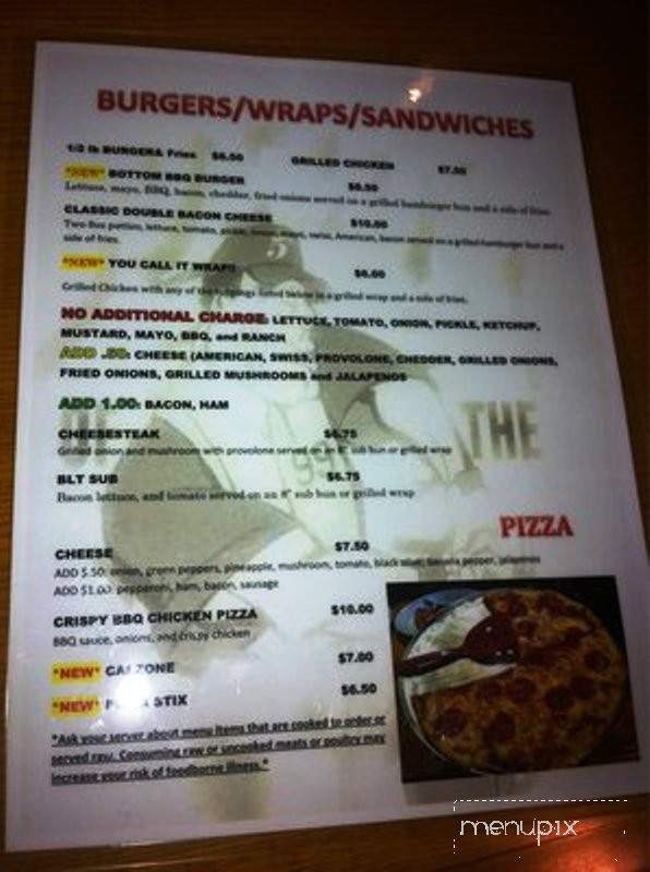 Bottom of the Fifth - Farmington Hills, MI menu_pic