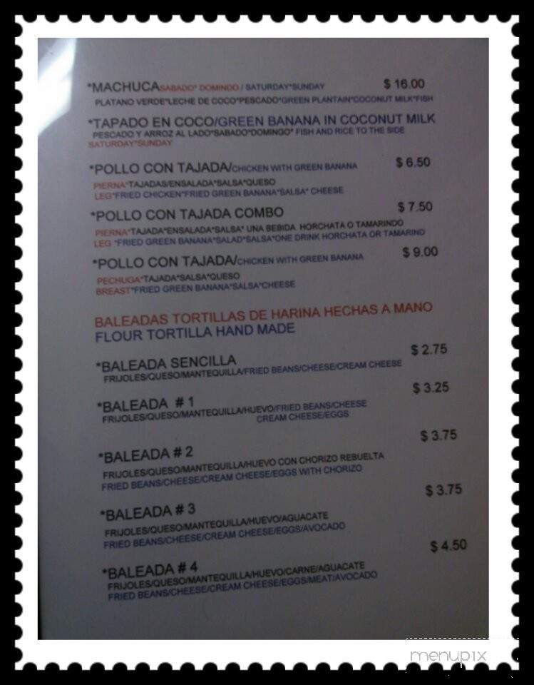 Mi Bella Honduras Restaurant - Federal Way, WA menu_pic