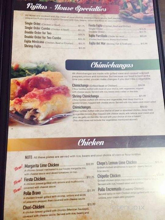 Fiesta Brava - Fergus Falls, MN menu_pic