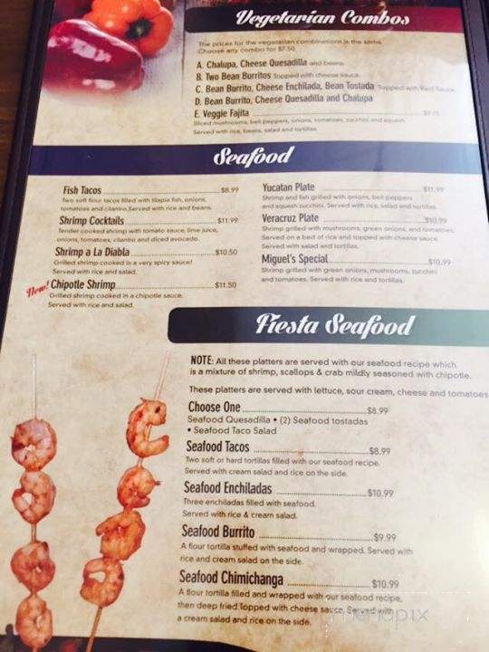 Fiesta Brava - Fergus Falls, MN menu_pic