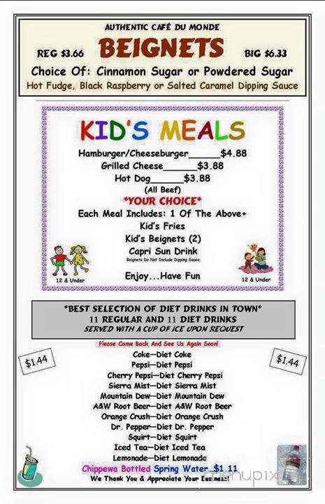 11:11 Burgers & Beignets - Fond Du Lac, WI menu_pic