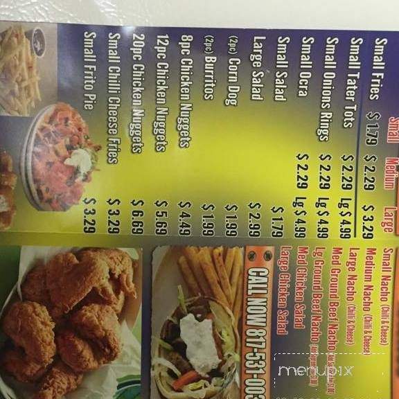 Mr Joe's Restaurant - Fort Worth, TX menu_pic