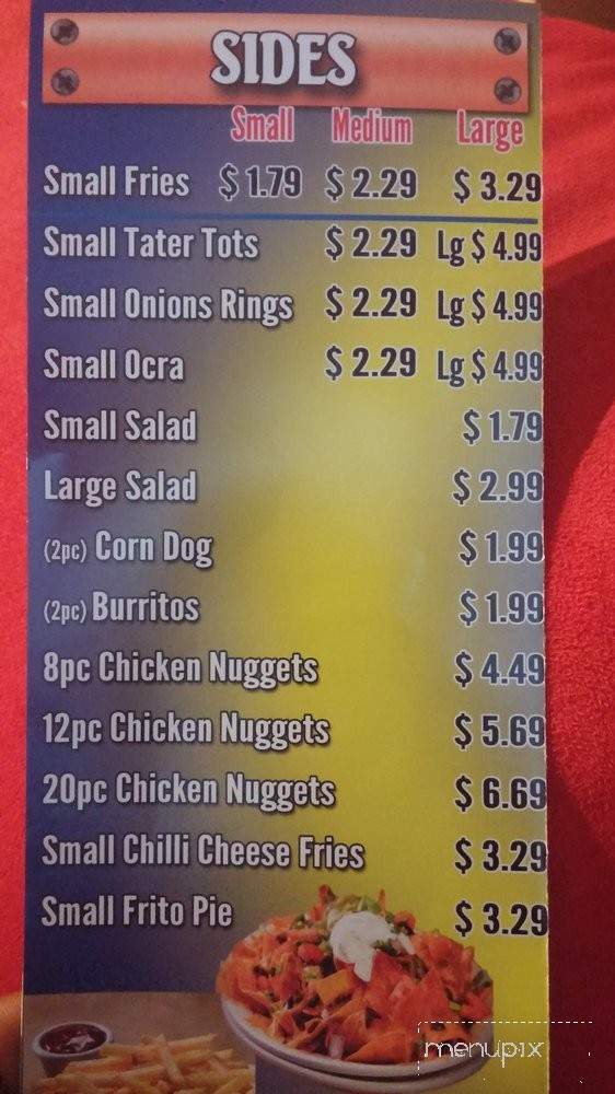 Mr Joe's Restaurant - Fort Worth, TX menu_pic