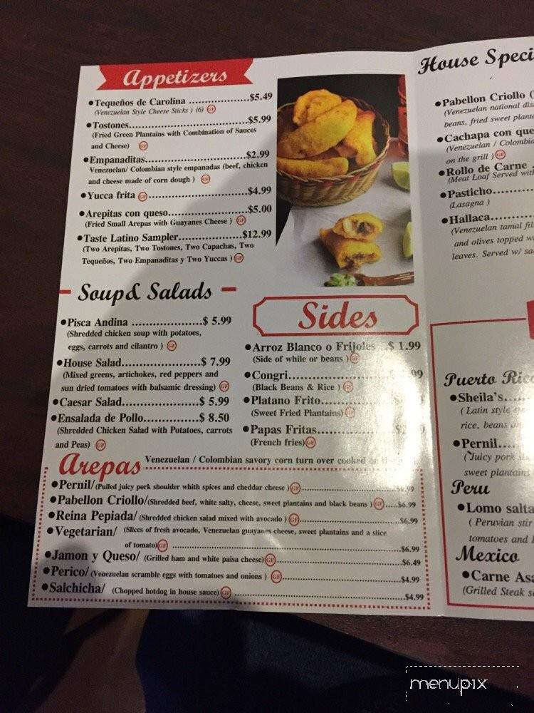 Taste Latino Restaurant - Fort Worth, TX menu_pic