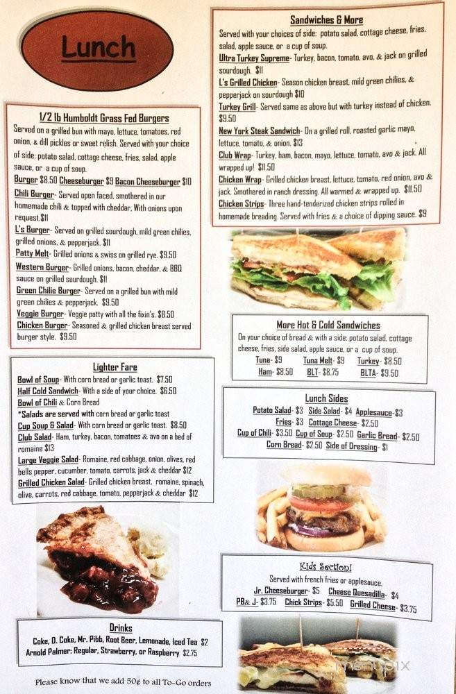 Little L's Kitchen - Fortuna, CA menu_pic