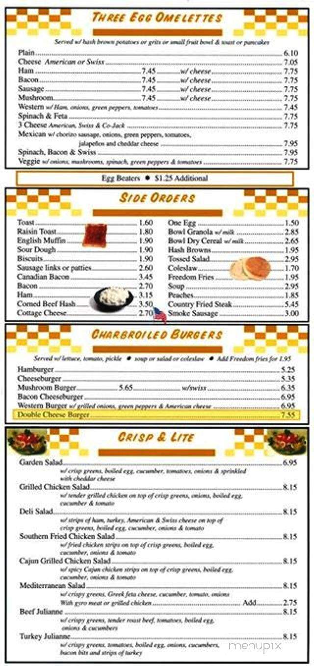 Blueberry Hill Pancake House - Frankfort, IN menu_pic
