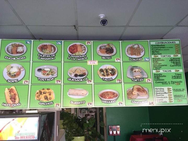 Taqueria El Premio Mayor - Fresno, CA menu_pic