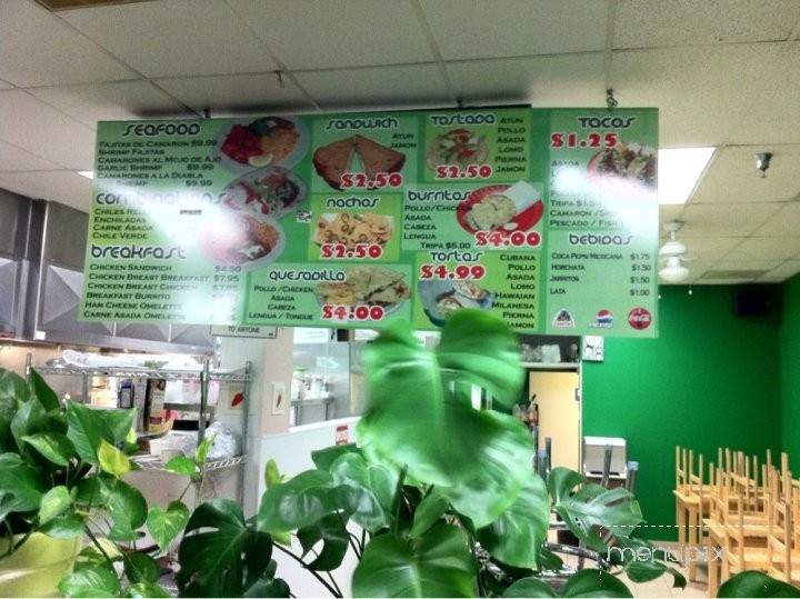 Taqueria El Premio Mayor - Fresno, CA menu_pic