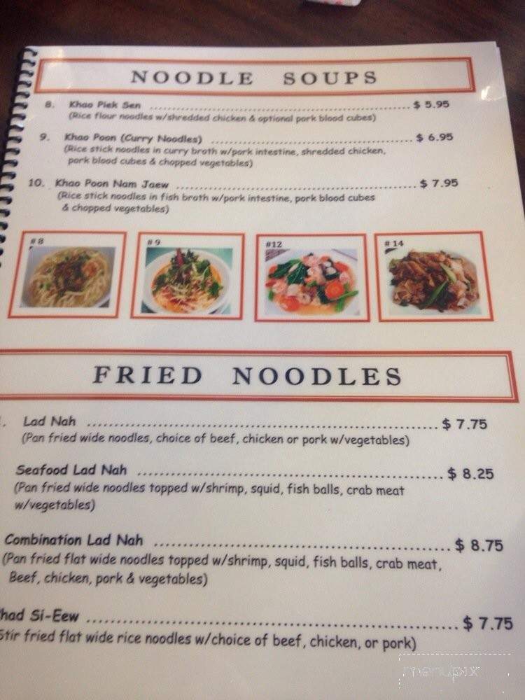 Mi Mi's Kitchen Authentic Lao & Thai Food - Fresno, CA menu_pic