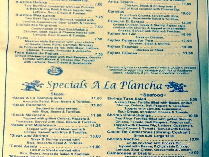El Lobo Mexican Restaurant - Fuquay Varina, NC menu_pic