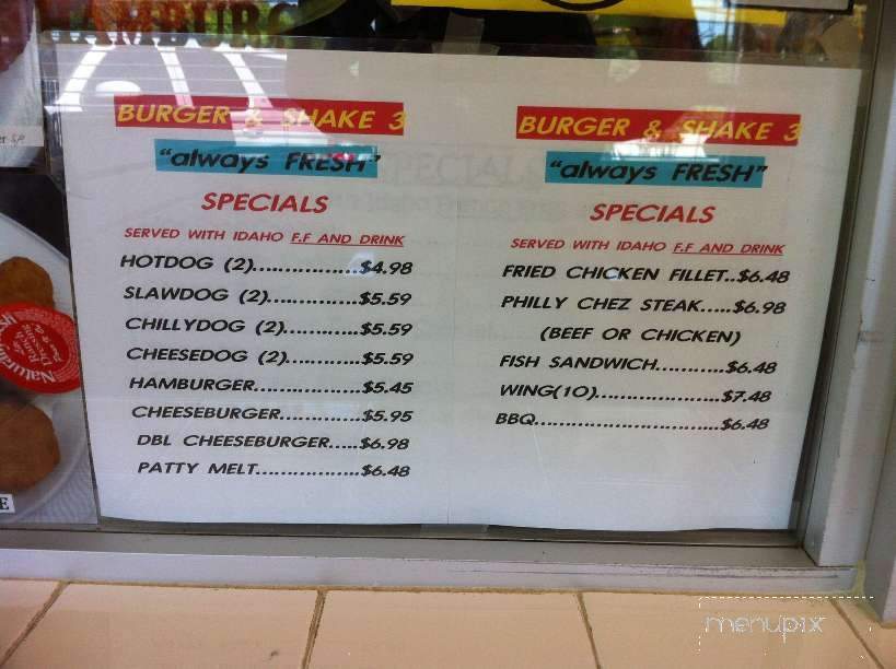 Burger & Shake - Gainesville, GA menu_pic