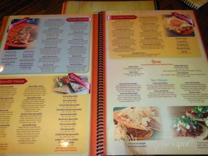 Senor Fiesta #2 - Gainesville, GA menu_pic