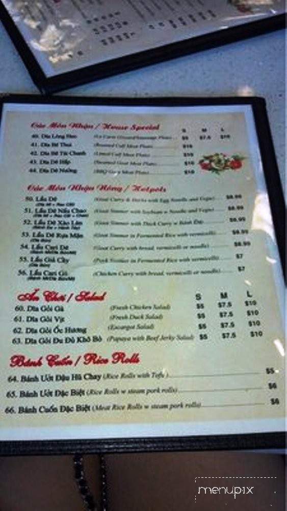 Cho Tam Bien - Garden Grove, CA menu_pic