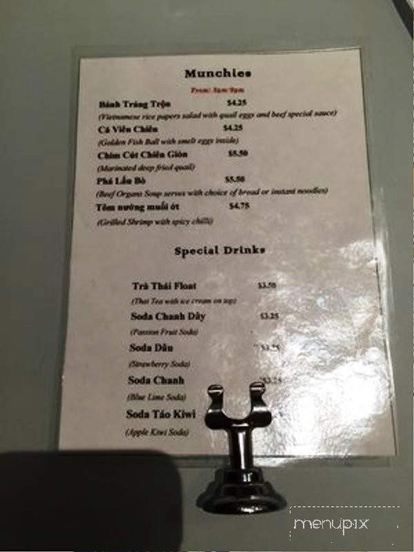 Quan Moc - Garden Grove, CA menu_pic