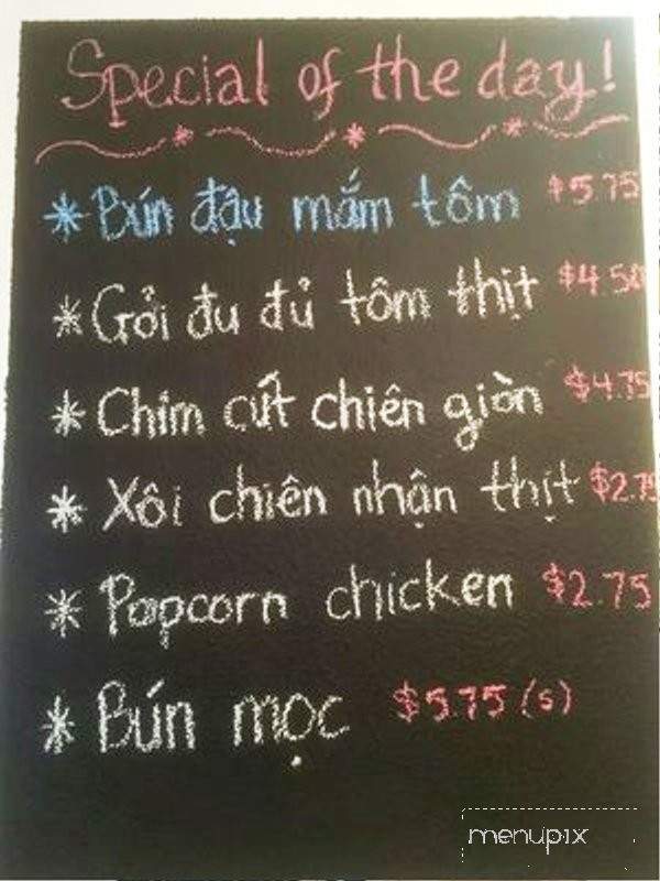 Quan Moc - Garden Grove, CA menu_pic