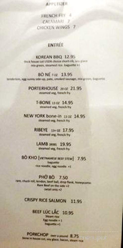 Quan Bo NE - Garden Grove, CA menu_pic