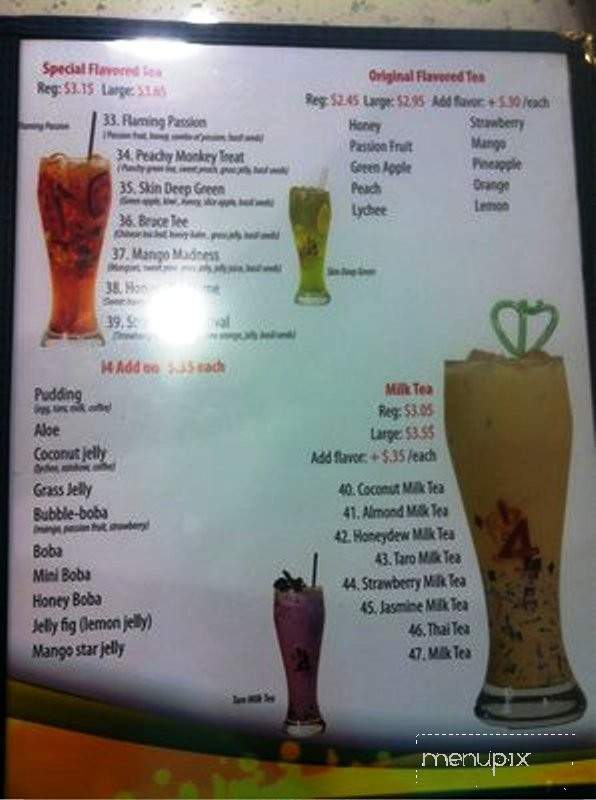 I4 Coffee - Garden Grove, CA menu_pic