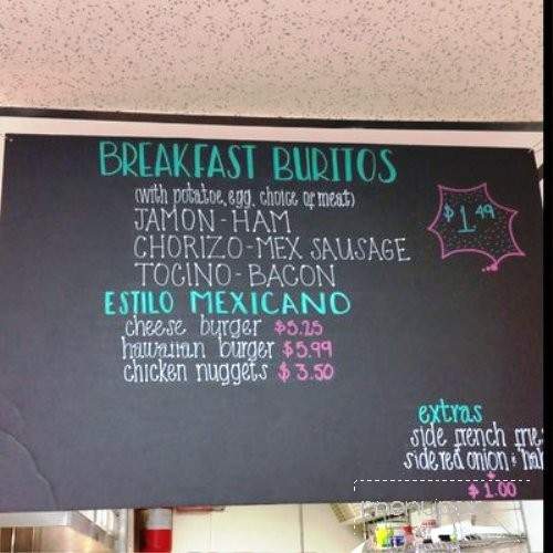 Taqueria Chimalhuacan - Garland, TX menu_pic