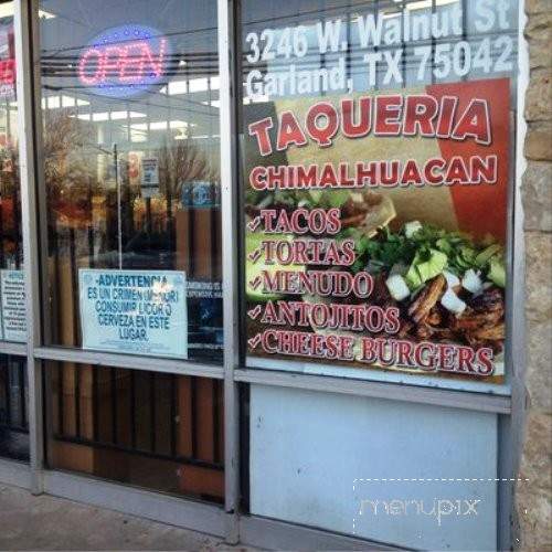 Taqueria Chimalhuacan - Garland, TX menu_pic