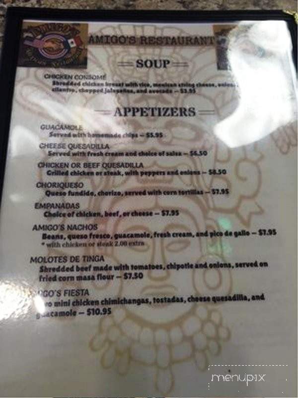 Amigo's Restaurant - Goshen, NY menu_pic