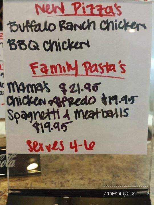 Chevy's Pizza - Gray, GA menu_pic