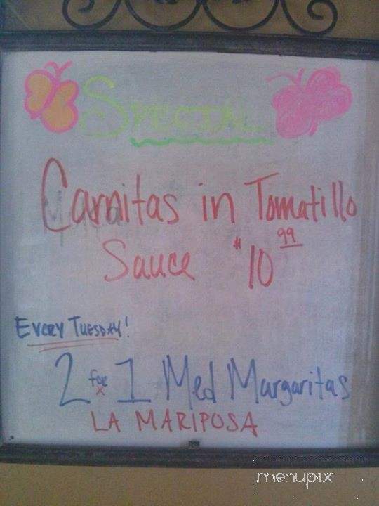 La Mariposa Restaurant - Greeley, CO menu_pic