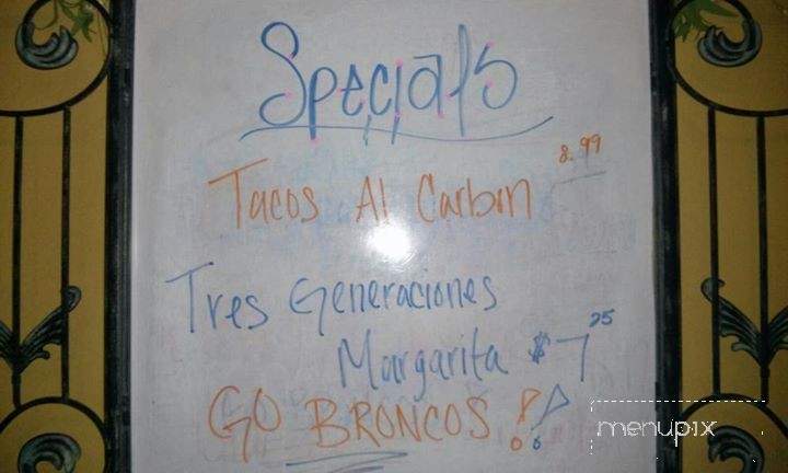 La Mariposa Restaurant - Greeley, CO menu_pic