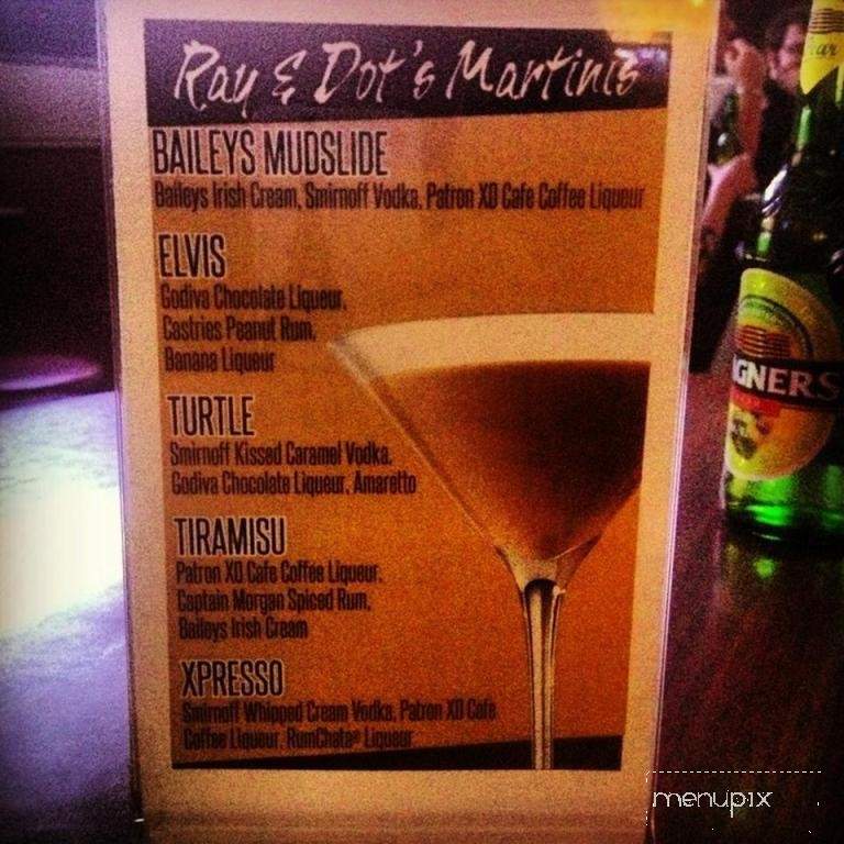 Ray & Dot's Tap - Greendale, WI menu_pic