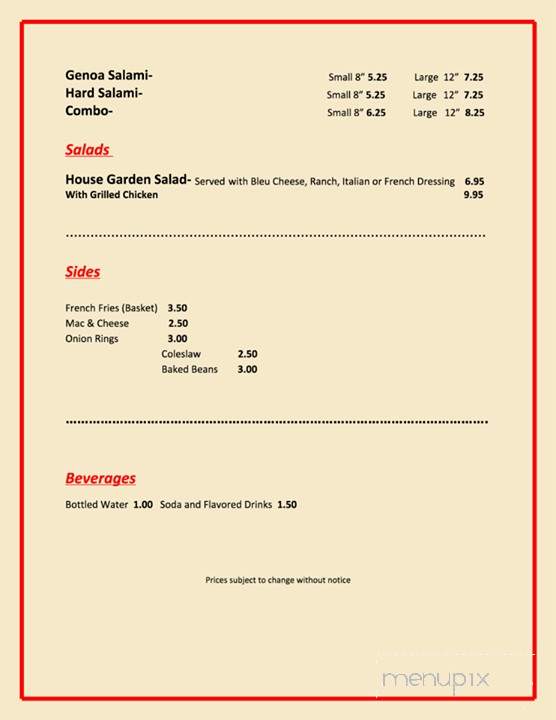Northeast Wings - Groton, CT menu_pic
