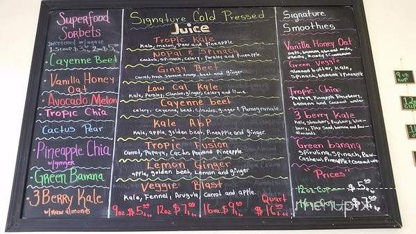 Julia's Juice Bar - Grover Beach, CA menu_pic