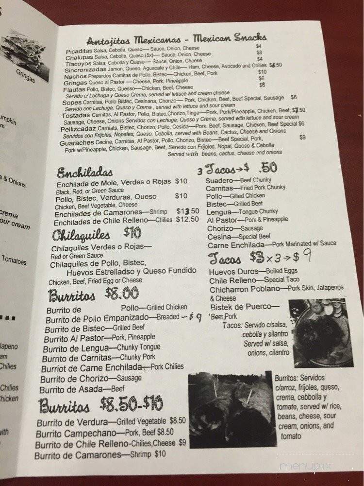 La Guadalupana - Haddon Township, NJ menu_pic