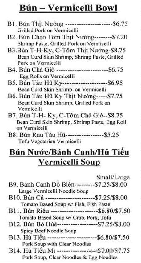 Nguyen Seafood - Haltom City, TX menu_pic