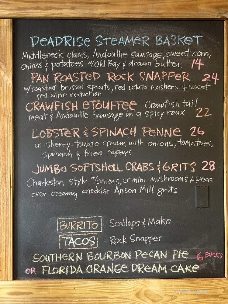Deadrise - Hampton, VA menu_pic
