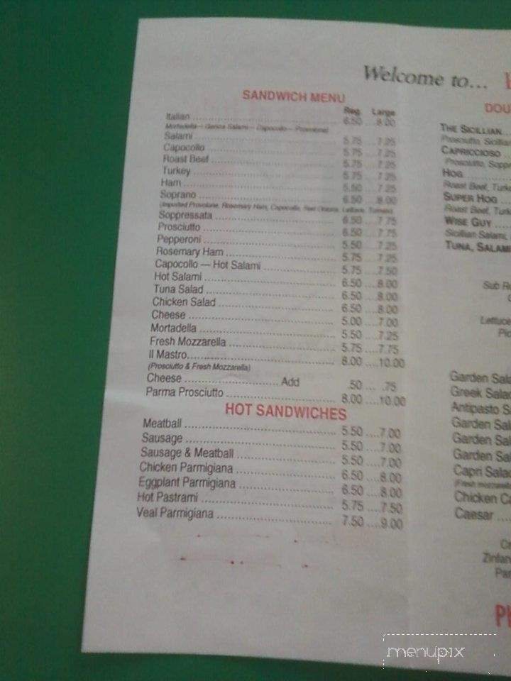 Flavors of Itlaly - Hanover, MA menu_pic