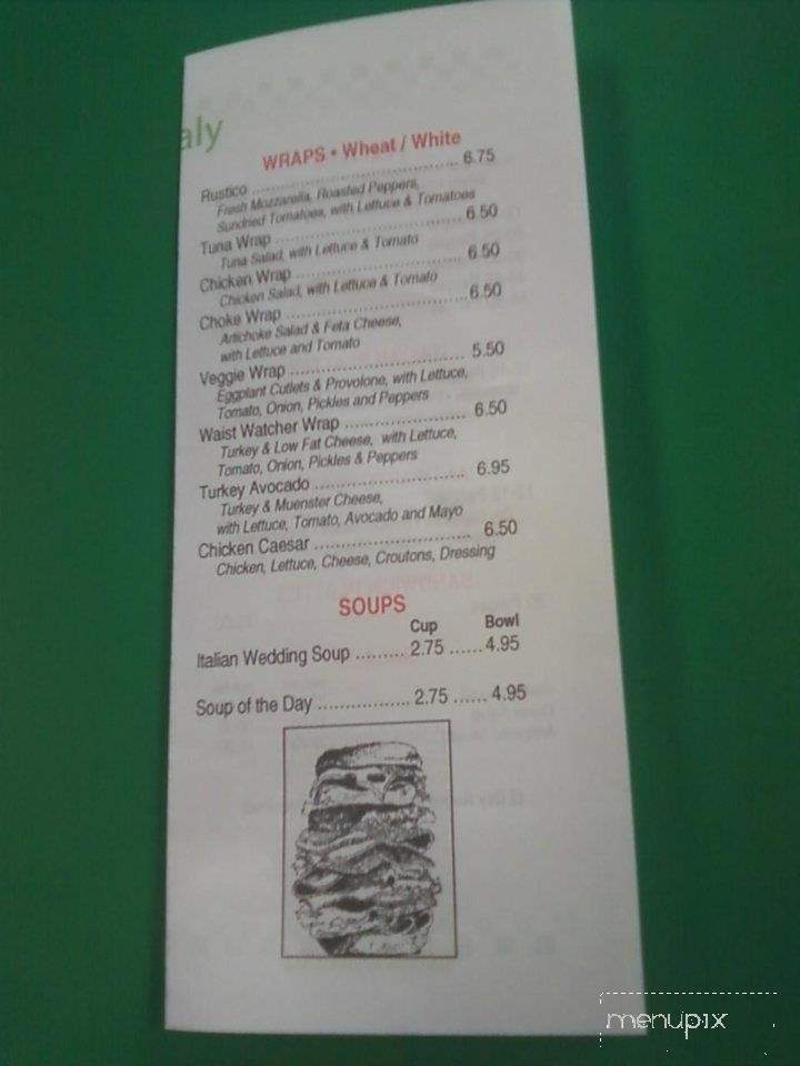 Flavors of Itlaly - Hanover, MA menu_pic