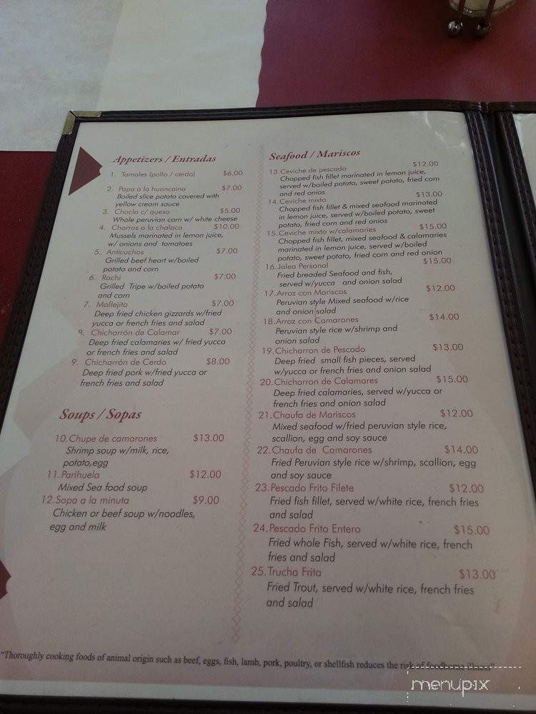 Vista Alegre - Hartford, CT menu_pic