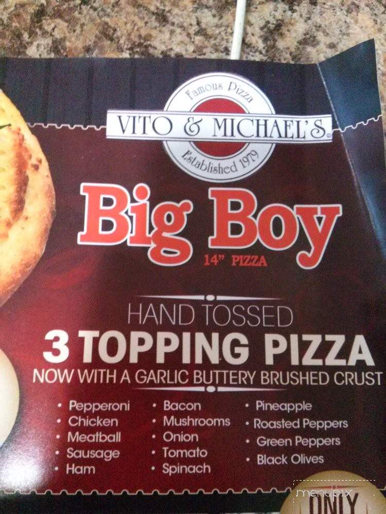 Vito & Ariel's Pizzeria - Haverstraw, NY menu_pic