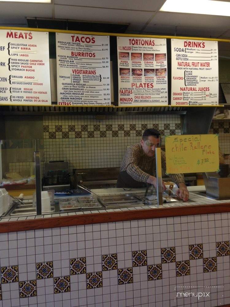 Mac Taco - Hayward, CA menu_pic