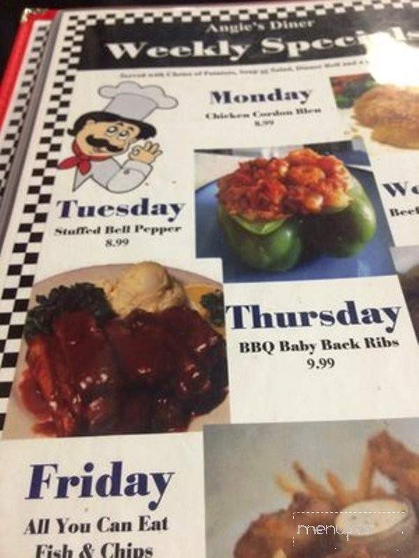Angie's Diner - Hemet, CA menu_pic