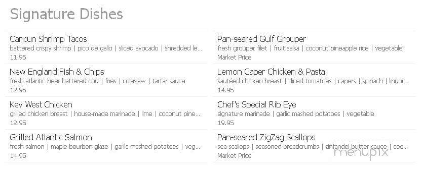 Zig Zag Scallop - Hernando Beach, FL menu_pic