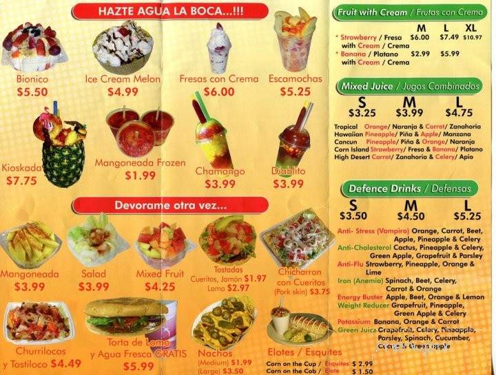 El Kiosko - Hesperia, CA menu_pic