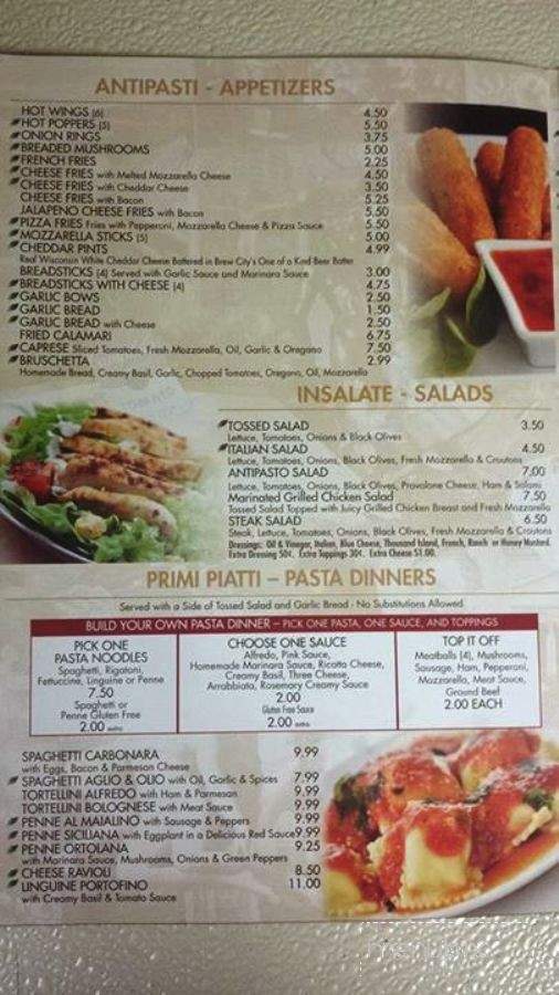 Rocky's New York Pizza - Highfield, MD menu_pic